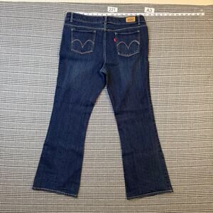 Levi's Women's Jeans Dark Blue Denim Plus Size 16.5 Stretch Bootcut
